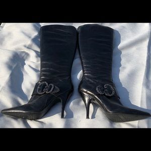 Knee-High Black Boots